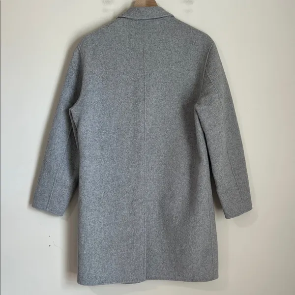 ZARA Wool Blend Coat Women’s‎ Medium Tailored Double Button Car Coat Oversized - Image 4