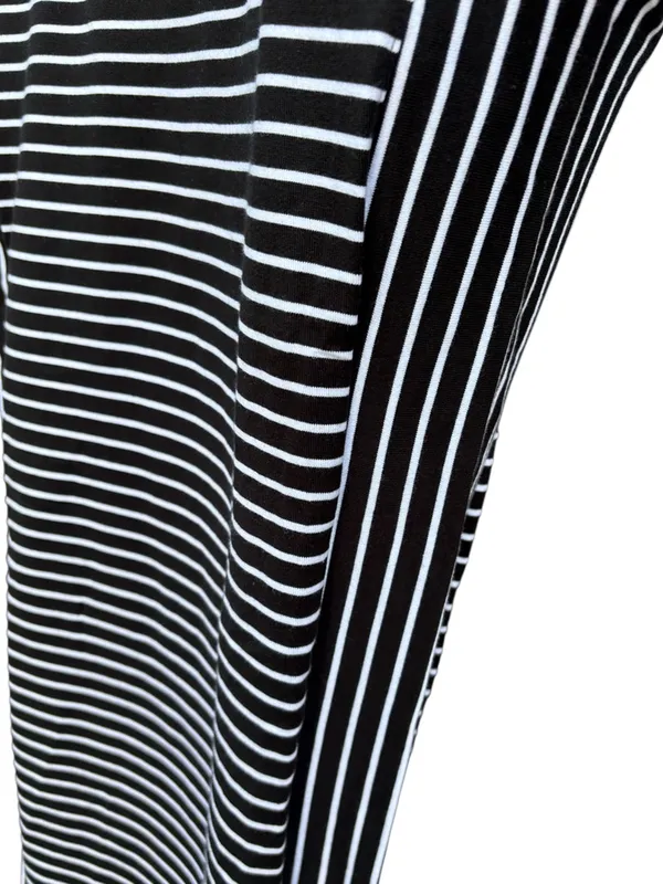 NWT EVEREVE CHARLIE Scoop Neck Pima Cotton Dress Stripe Large Retail $98.00 - Image 8