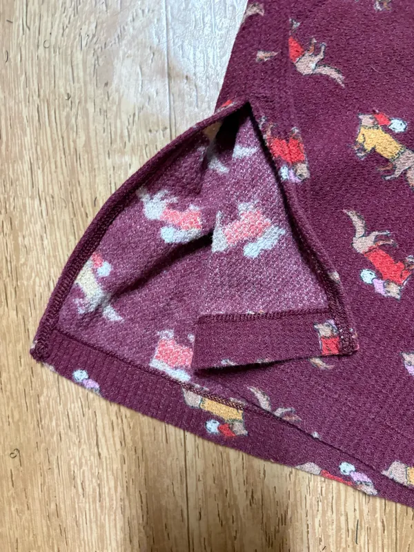 Aerie Long Sleeve & Long Pants Waffle Style Pajama Set - Size Small (both) - Image 4