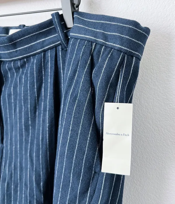 Abercrombie Pinstripe Trousers - Image 7