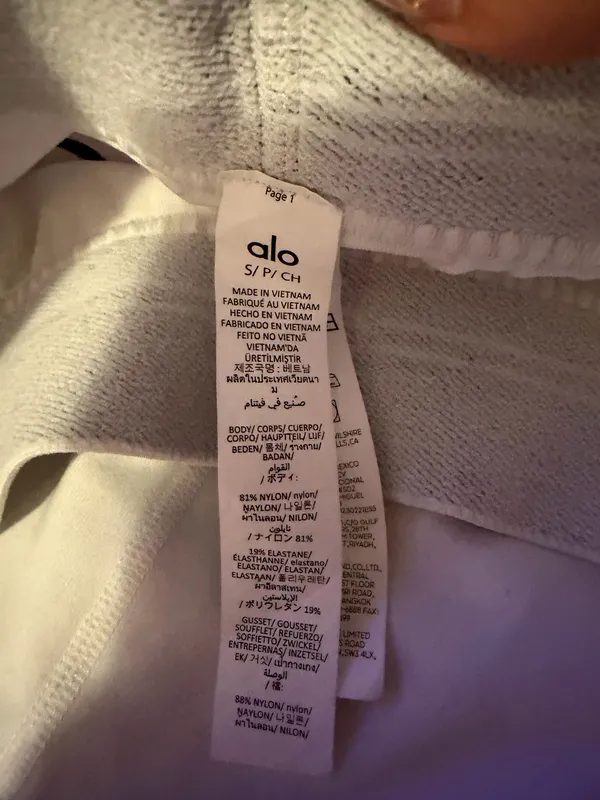 White Alo Yoga Set - Image 2