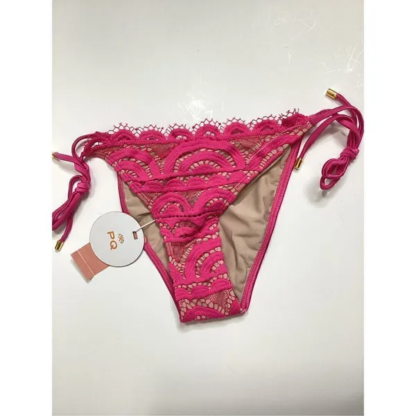 New. Pilyq lace teeny bikini bottom. Medium. Retails $76 - Image 6