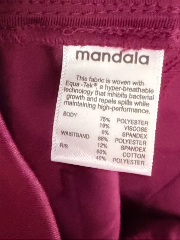 Mandala Scrub Pants Size XS - Image 6