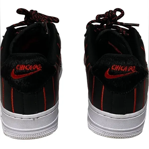Nike Air Force 1 Jewel QS Chicago All-Star Pinstripes Black Red - Image 5
