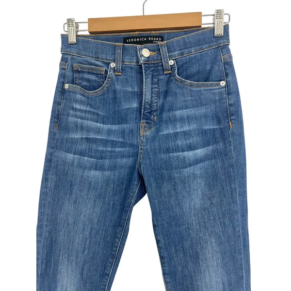 Veronica‎ Beard Carly High Waist Kick Flare Jeans Sunrise 26 - Image 4