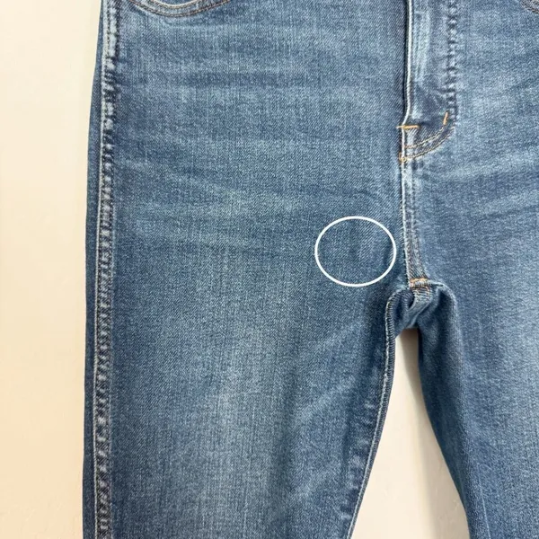 Madewell High Rise Skinny Jeans Size 27 Blue Wendover Wash Stretch Pant Capsule‎ - Image 9