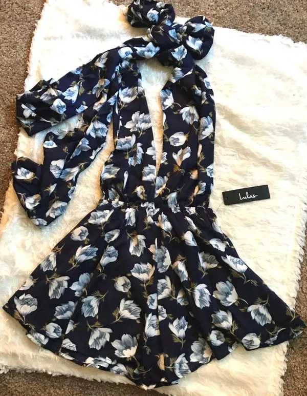 Lulus Convertible Floral Romper - Image 6