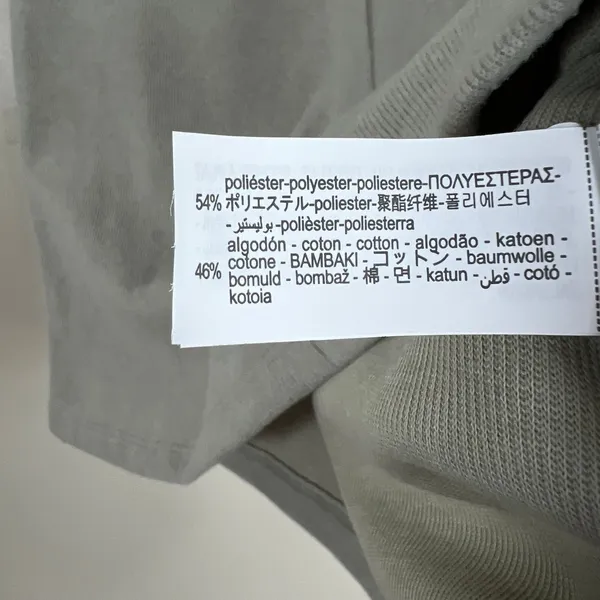 Zara Shirt Dress Womens S Gray Knit Mini Cotton Minimalist Clean Girl Normcore - Image 7