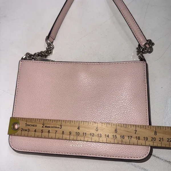 Kate Spade Preppy Pink Minimalist Classic Quiet Luxury Leather Crossbody Purse - Image 7