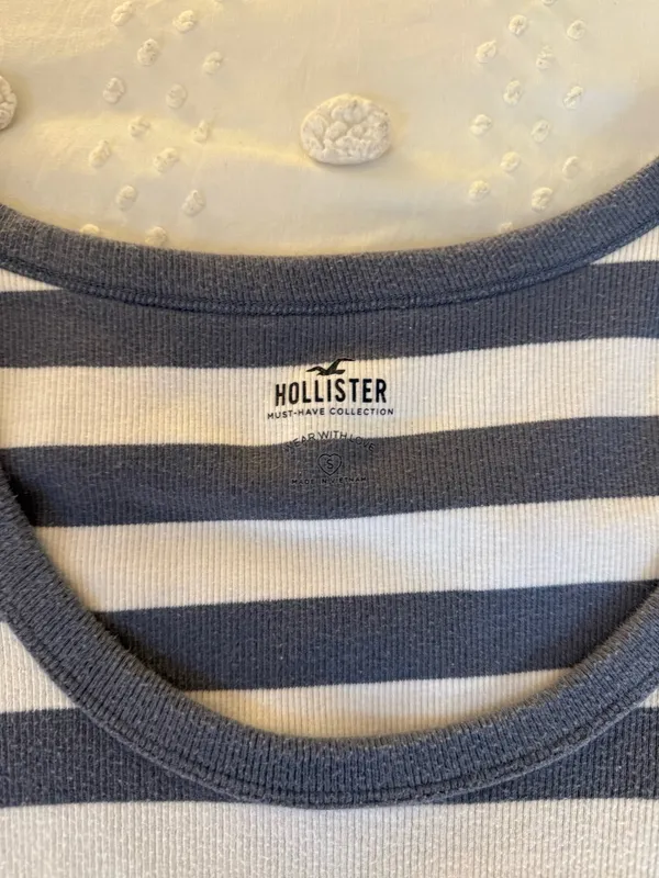 Hollister Striped Baby Tee - Image 2