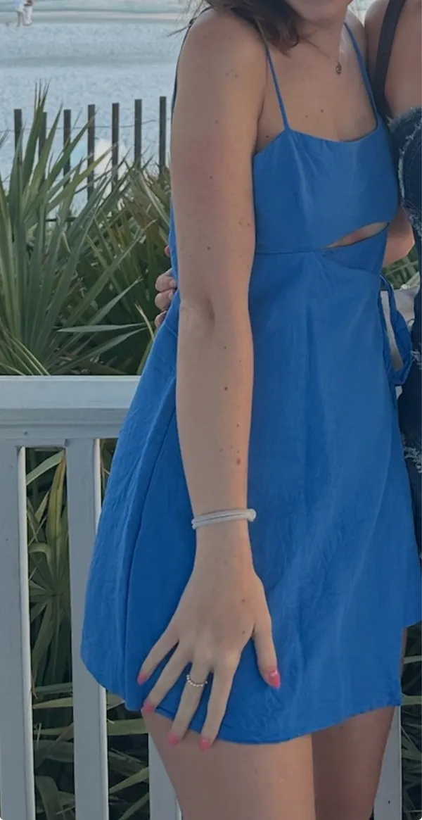 ZARA Blue Dress - Image 5