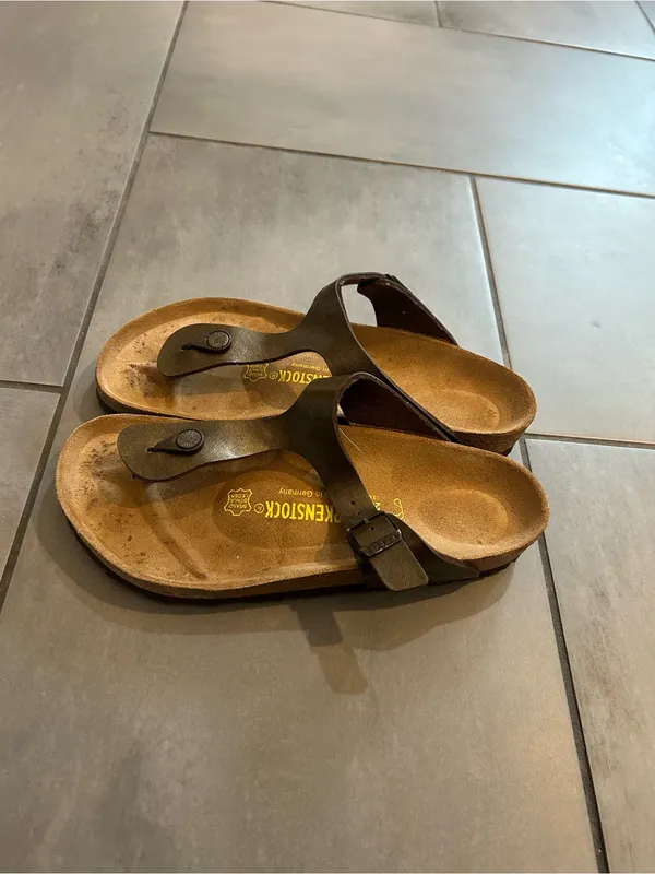 Birkenstock Women's Gizeh Thong Sandals | Brown - Image 7