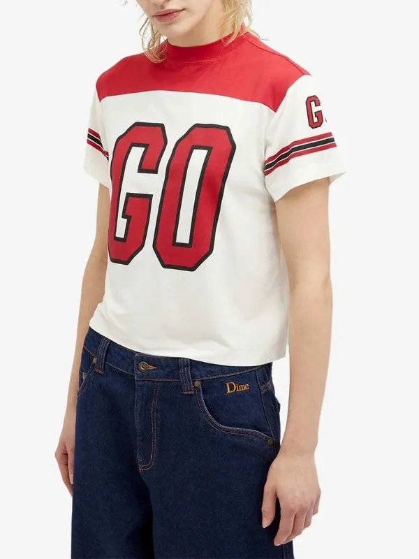 Miaou Knox Top GO Red White Rogue NEW NWT Large - Image 6