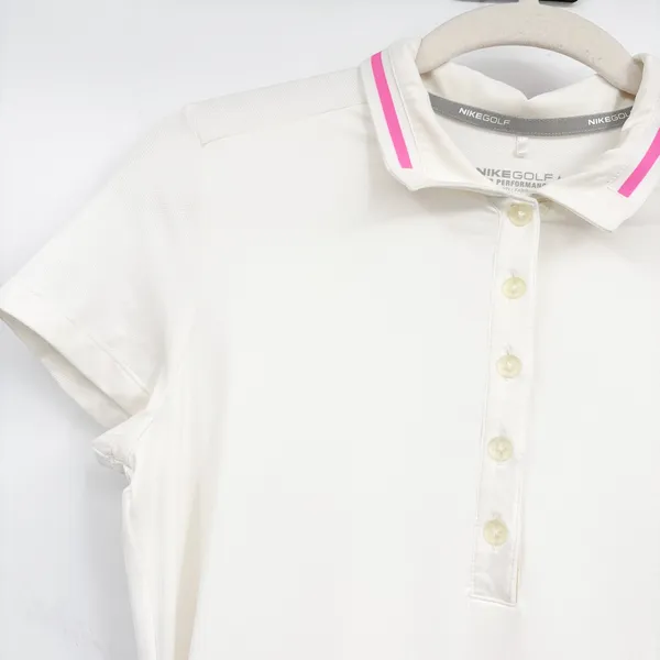 Nike Womens White Dri-FIT Tour Performance Golf Pickleball Polo Dress Size S - Image 2