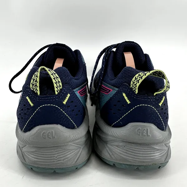 Asics Gel Venture 9 Trail Running Shoes Mesh Low Top Deep Ocean Blue Hot Pink 9 - Image 5