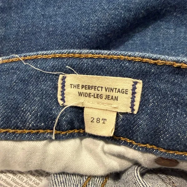 Madewell Women’s The Perfect Vintage Wide Leg Jeans Size 28T - Image 6