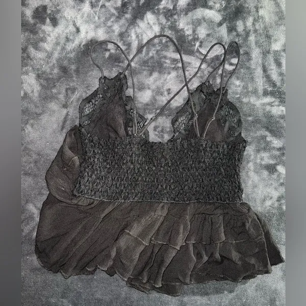 Free People Adella Cami in Black Size Medium - Image 6