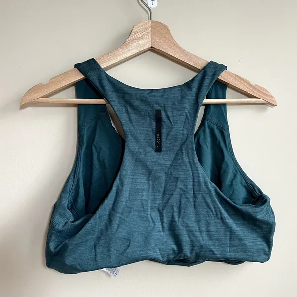 Reebok turquoise green racerback sports bra women's‎ size XL workout athleisure - Image 6
