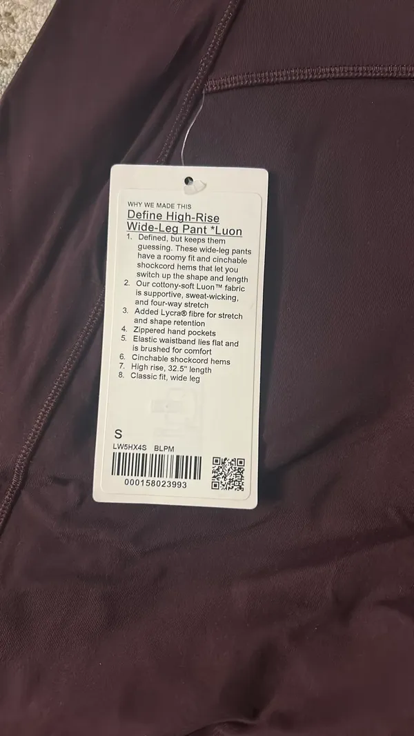 High-Rise Wide-Leg Lululemon Pants - Image 3