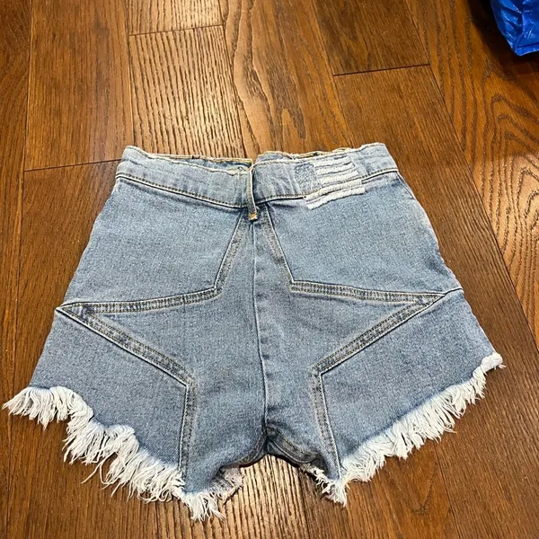 Revice Star Denim Shorts - Image 2