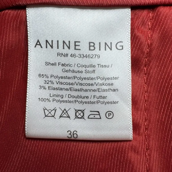 Anine Bing Becky‎ Trouser Size 36 High Waist Women’s Pants - Image 5