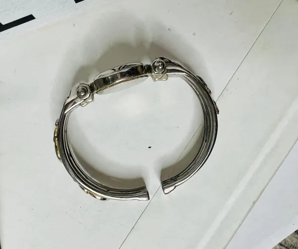 Collezie Silver Elephant Cuff Watch - Image 8