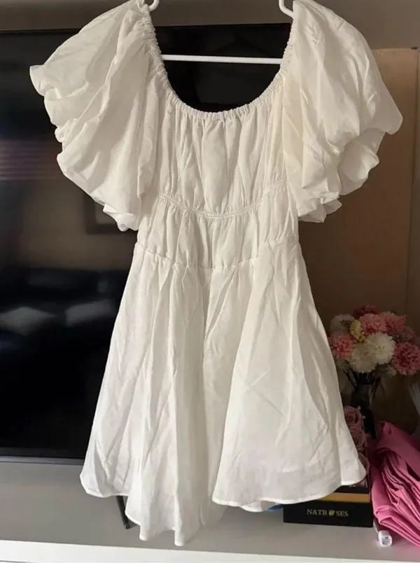 Princess Polly Halton Mini Puff Sleeve Dress NEW - Image 6