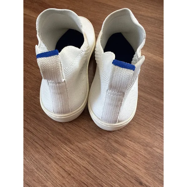 Rothys Womens Chelsea Boot Bright‎ White Knit Sustainable Ankle Boots Size 7.5 - Image 4