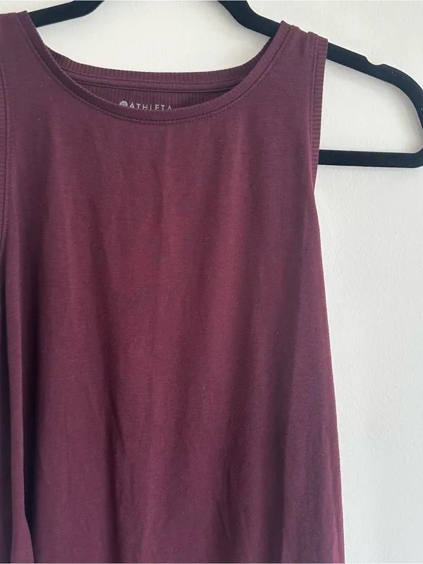 Athleta Sleeveless Tank Top - Burgundy - Image 2
