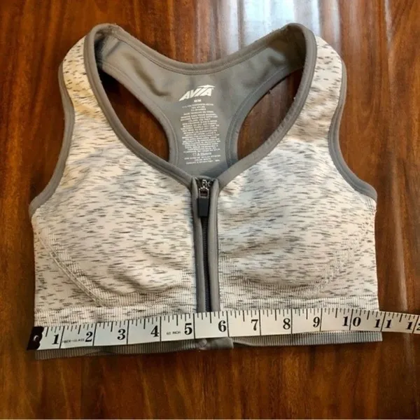 Women's Medium Support Seamless Zip-Front Sports Bra - Image 2