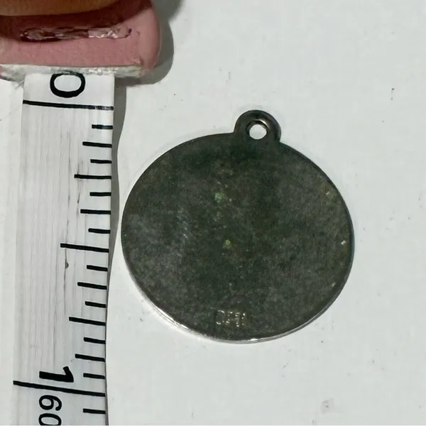 Vintage Spence Co 925 Sterling Silver LIBRA Zodiac Astrology Sign Charm Pendant - Image 2