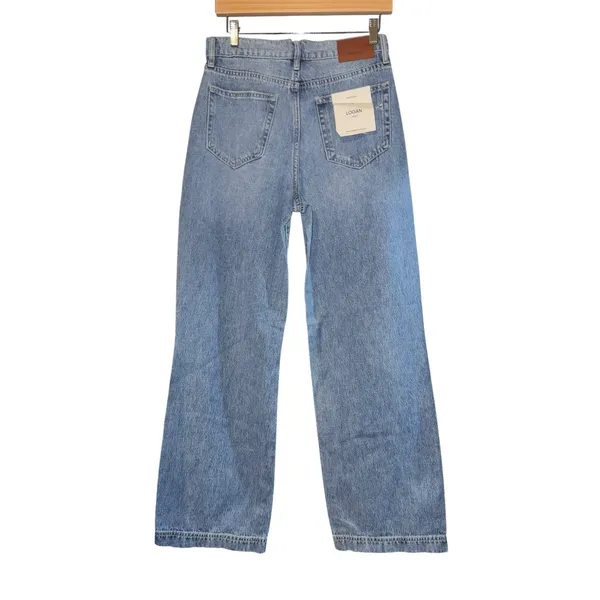 Hidden Logan Dad Jeans‎ Women's 27 Wide Leg Distressed Baggy Medium Wash New - Image 7