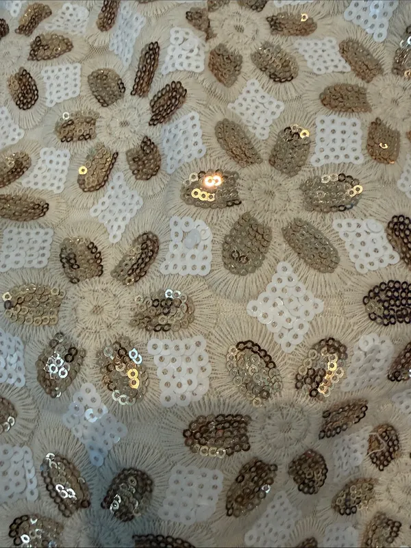 Lulu’S Ray Of Sun Gold Sequin Bodycon Mini Dress Medium - Image 7