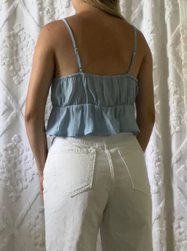 PacSun La Hearts Open Flowy Cropped Cami Top - Image 6