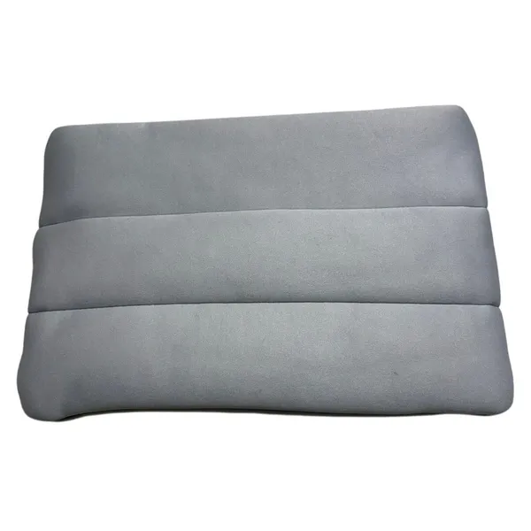 Rhode Light Gray Bubble Bag Puffy Quilted Makeup Travel Bieber Reusable Zip - Image 2