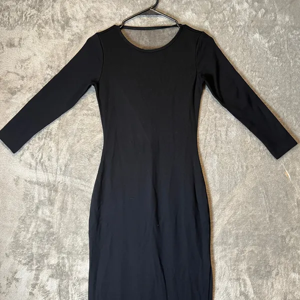 Marcella Women's Black Roxanne Long Sleeve Ponte Gown‎ Size XS - Image 3