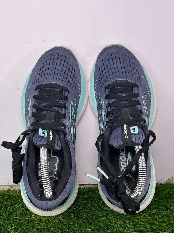 Brooks Glycerin 19 Running Shoes Gray Mint Women’s Size 6.5 B - Image 5