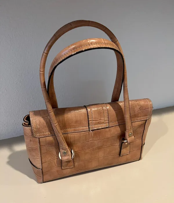 Leather Shoulder Bag Vintage - Image 4