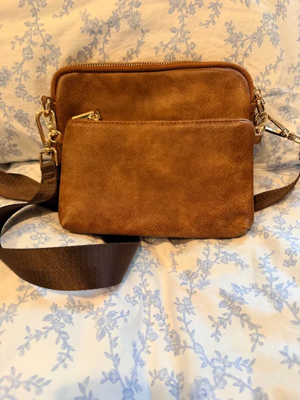 TikTok Shop brown Crossbody Bag - Image 2