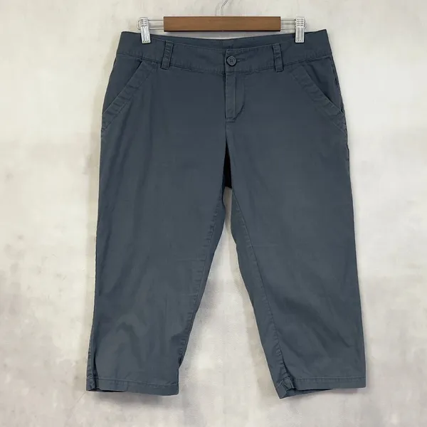 Columbia Capris Pants Women‎ 8 Gray Cotton Outdoor Hiking Gorpcore Minimalist - Image 13