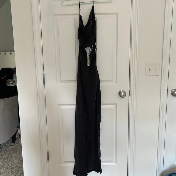 For Love & Lemons Kyra Cut Out Maxi‎ Dress Black - Image 5