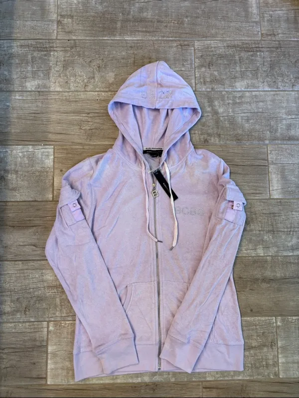 BCBG Vintage Y2K Light Lavender Track Suit- NWT - Image 2