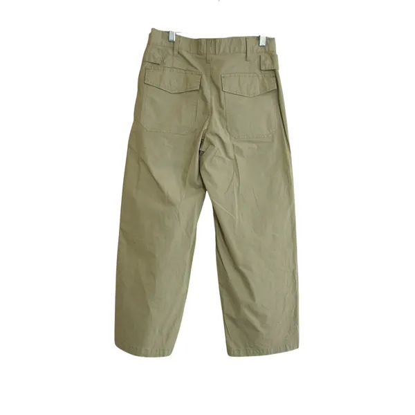 Agolde Los Angeles Khaki Tan Cargo Utility Wide Leg Cropped Pants Womens Size 25 - Image 8