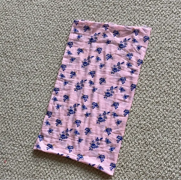 NEW Natural Life Boho Bandeau Full Length Pink Flower Pattern One Size NWOT - Image 2