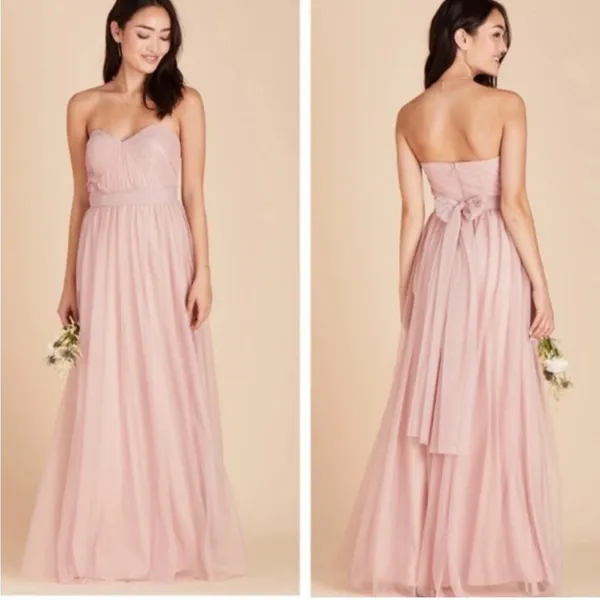Birdy Grey‎ NWT Christina Dress Women's Size Small Rose Quartz Tulle Convertible - Image 4