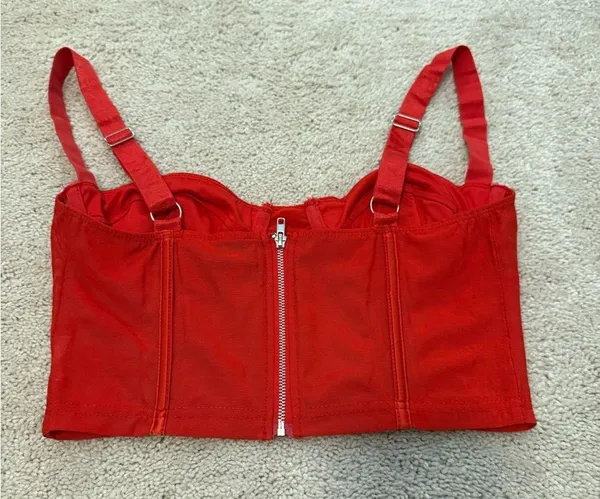 Edikted Red Women's Bustier Top- Cross listed on Mercari! - Image 2