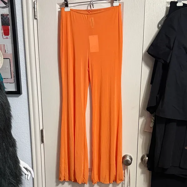 NWT Dippin Daisy's Palm Springs Flare Pant High Waist Sheer Swim Beach Cover‎ Up - Image 2