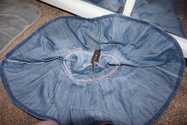 School Girl Jean Skirt - Image 5