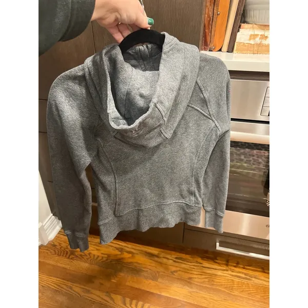 Lululemon Scuba Full-Zip Hoodie in a gray color woman's 2 - Image 2