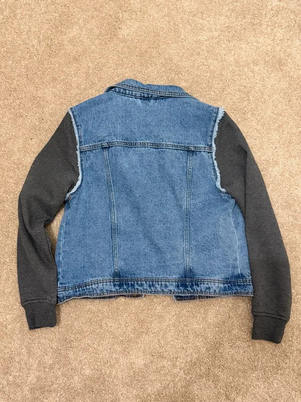Aeropostale Denim & Sweatshirt Hooded Jacket - Image 5